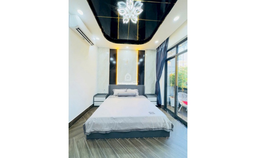 Bán Nhà Hẻm oto mới xây 100% Đào Tông Nguyên, Nhà Bè: 4x13m, 4 Tầng