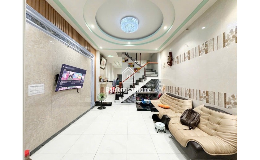 Bán nhà hẻm 1982 Huỳnh Tấn Phát, Nhà Bè  Hẻm 6m  1 trệt 1 lầu 3PN  Sổ hồng riêng  Giá 4.69 tỷ