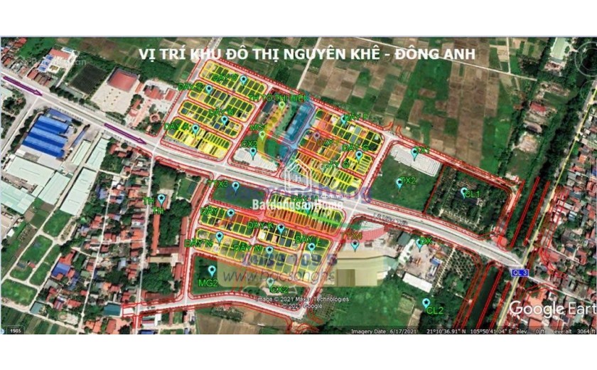Bán đất khu đô thị Nguyên Khê - Kinh doanh đỉnh - gia' rẻ nhất khu