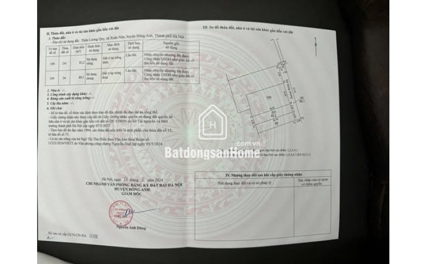 ✅ Chính chủ cần bán 83m Lương Quy, Xuân Nộn