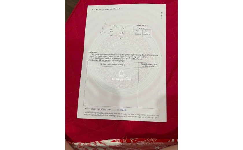 BÁN 60M2 VĨNH LỘC, THƯ PHÚ, THƯỜNG TÍN, HN ♥️ SỔ ĐẸP HIẾM CÓ KHÓ TÌM 
