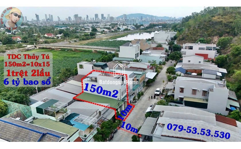 Nhà tdc thuỷ tú, diện tích 150m2 ngang 10. Pháp lý cực chuẩn, đường 10m giá 5 tỷ  zalo O93.6666.2O9