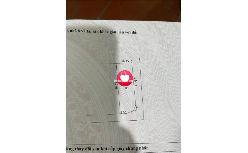 Bán lô góc Xâm Thị - Hồng Vân 100m2 đường thông ô tô tránh nhau giá chỉ nhỉnh 2.6 tỷ