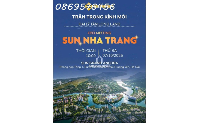 RA MẮT CĂN HỘ CAO CẤP VEN SÔNG TỈNH KHÁNH HOÀ