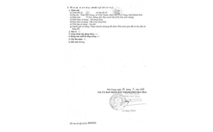 CÂN BÁN CĂN MỚI XÂY TẠI P.TÂY NHA TRANG, KHÁNH HOÀ
