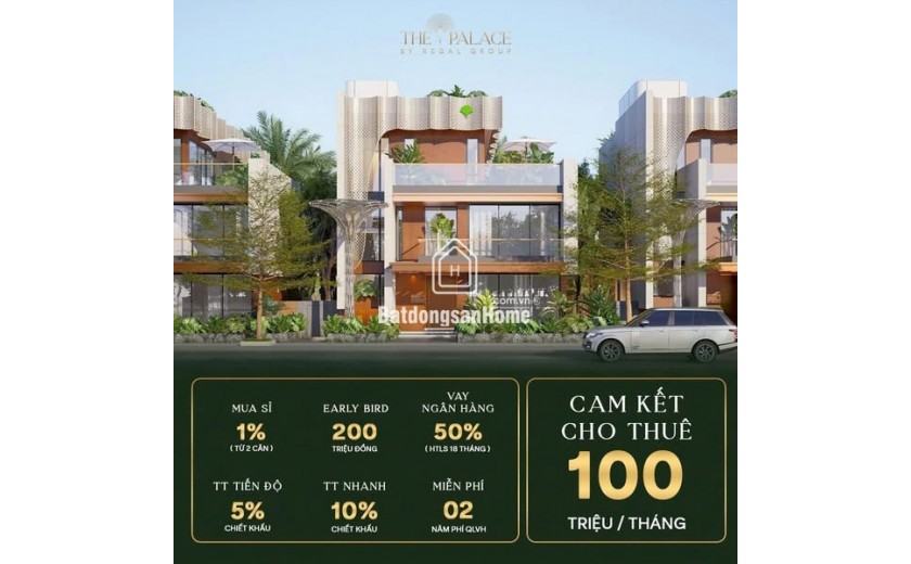 Regal The Palace – Dinh thự mới ra mắt, dư địa tăng giá cực lớn
