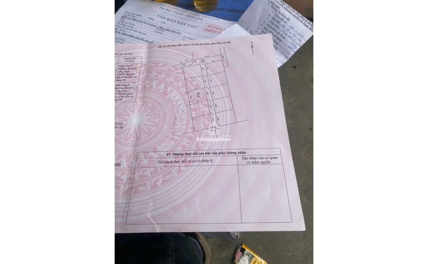 Bán Đất xã Chương Dương - Thường Tín - HN 
Diện tích: 43,2m
Mặt tiền:5,97m nở hậu siêu lộc