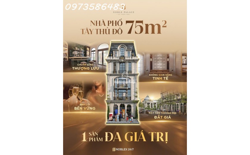 Nhà Tân Lập - Noble Palace Tây Thăng Long đường Hoàng Quốc Việt kéo dài