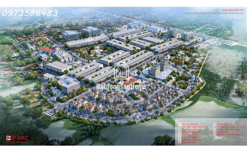 Dự án Việt Yên Lakeside - KCN Đình Trám