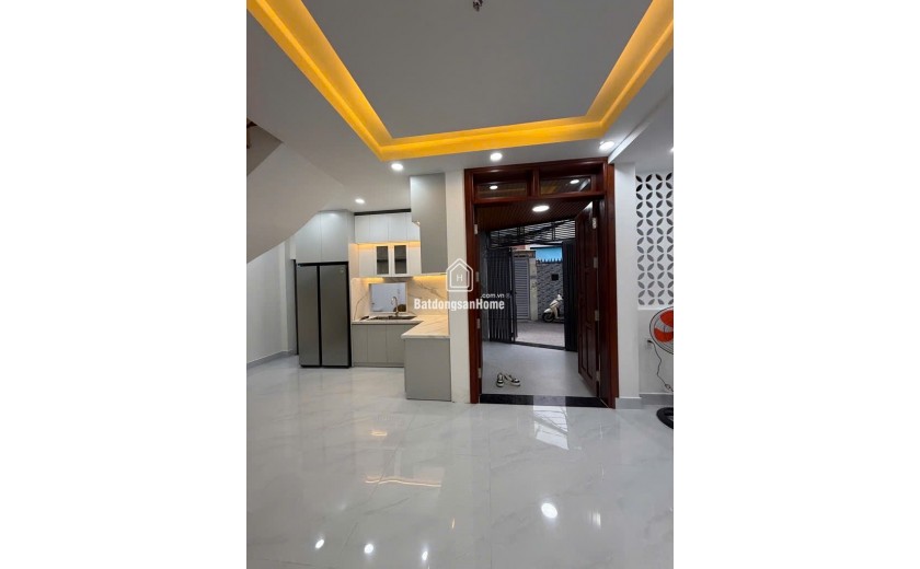 NHÀ GÓC 2 MẶT HẺM 6M XE HƠI QUAY ĐẦU - 9 ty 6