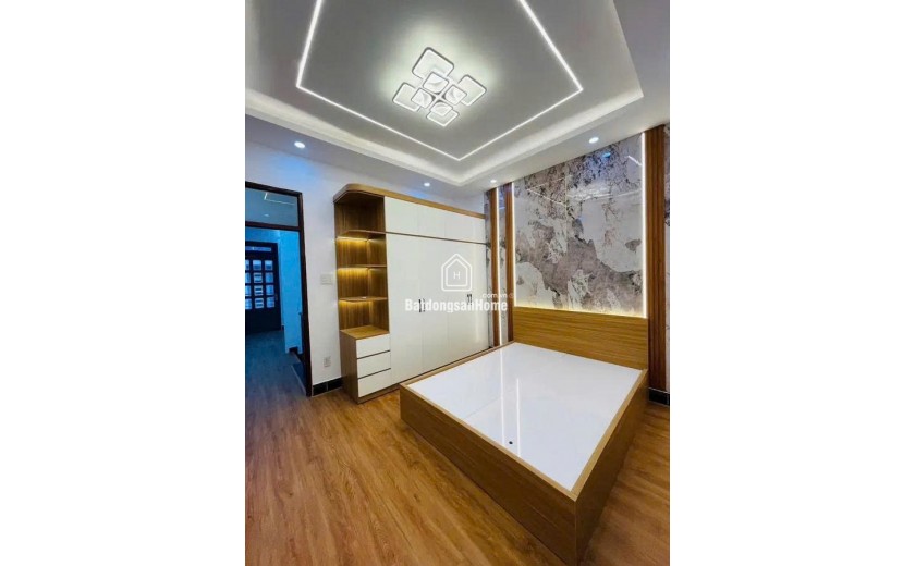 NHÀ MỚI  – 3 TẦNG – DT 4 X 14M  – HẺM XE HƠI –  BÌNH TÂN – GẰN NGÃ TƯ BỐN XÃ  – NHỈNH 5 TỶ