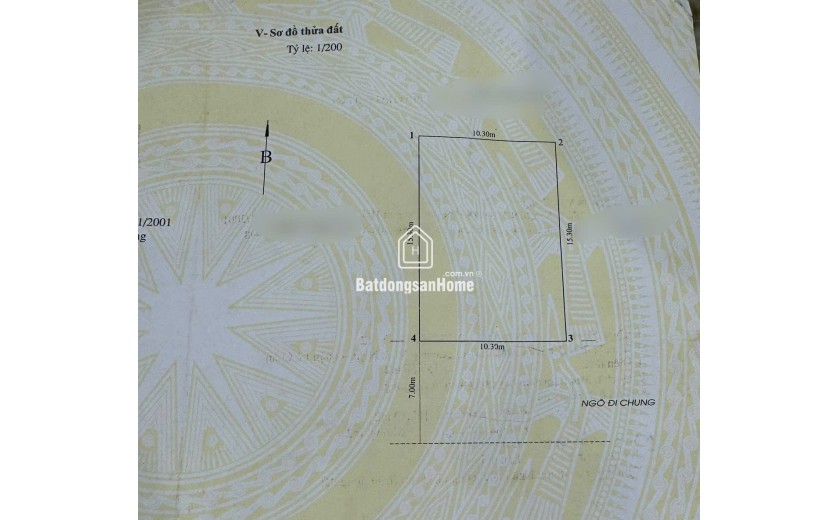 Lô đất Biệt Thự 157m2 Ngang 10.3m gần sát AEON MALL - Đường phân lô 2 ô tô tránh nhau