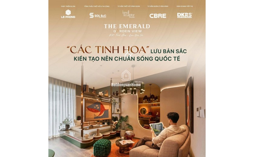 THE EMERALD GARDEN VIEW Căn hộ hang sang chỉ 7tr/ tháng 54m2 đáng mua nhất view chuẩn sống xanh