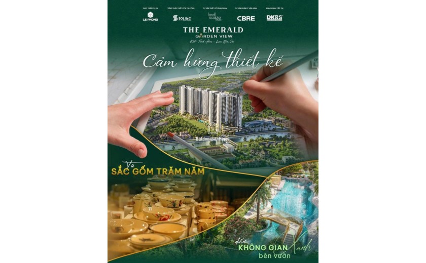 EMERALD GARDEN VIEW cỉ 35tr/m2 Căn hộ xanh chuẩn sống đôi giữa lòng Thuận An