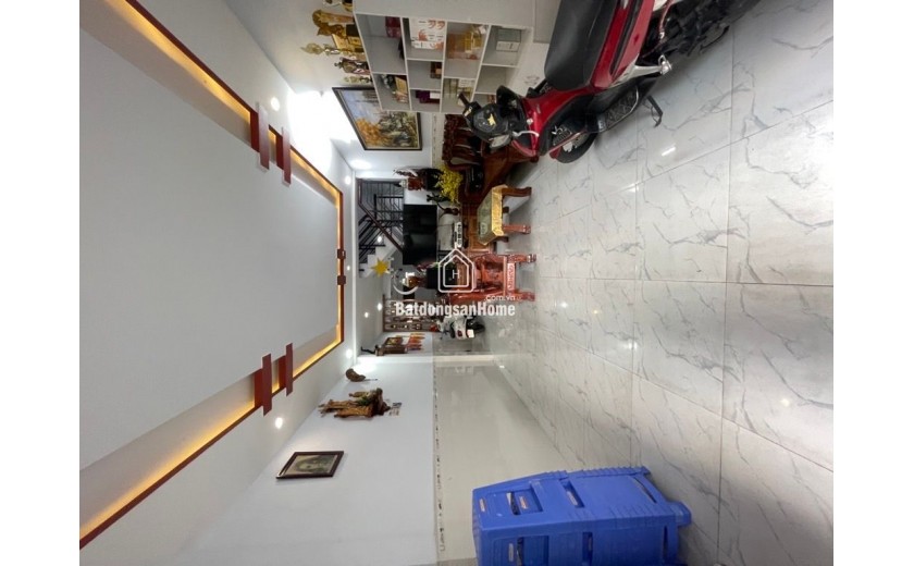 Bán nhà 2 tầng 3PN, Sổ Hồng, 56m2, đường Phan Văn Hớn, Đông Hưng Thuận, Q.12. Giá 4.6 tỷ.HXH