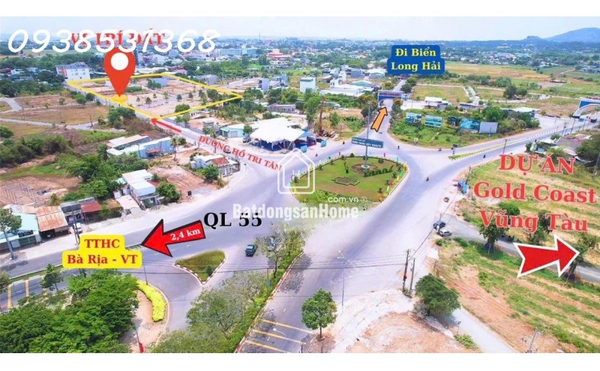 CHÍNH CHỦ NGỘP – CẦN BÁN GẤP LÔ ĐẤT ĐƯỜNG HỒ TRI TÂN, TT Long Điền – TP Bà Rịa (cũ), nay thuộc TP.HCM mới.