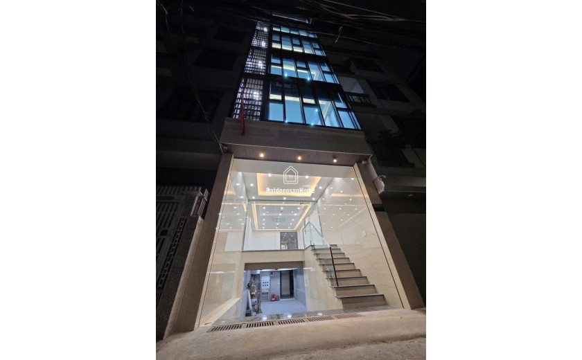 NGUYỄN KHANG - Ô TÔ TRÁNH - KINH DOANH - 73m2 9 tầng mt  4.5m Giá 35.3tỷ