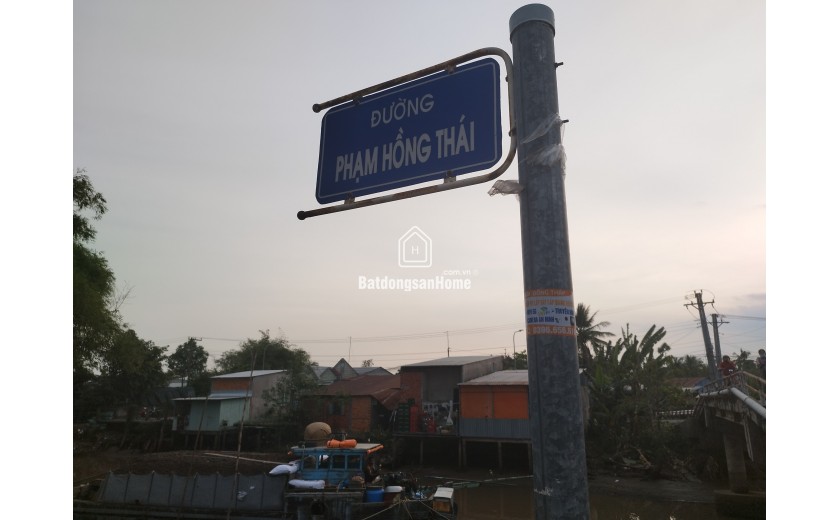 Bán Đất Mặt Tiền Đường Phạm Hồng Thái, Sa Đéc, 308m2, Sổ Hồng