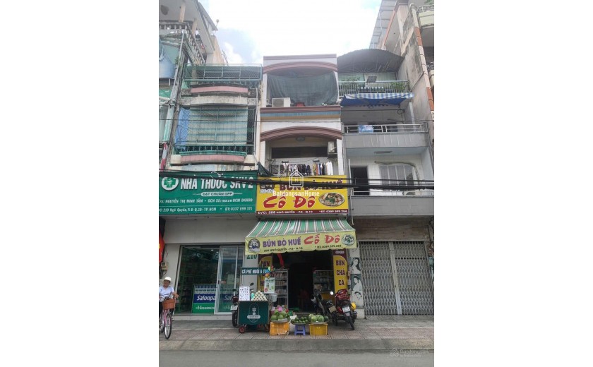 ** Mặt Tiền Kinh Doanh Ngô Quyền Quận 10 –Chưa Qua đầu Tư 45m-2Tầng Chỉ 15Ty8  TL