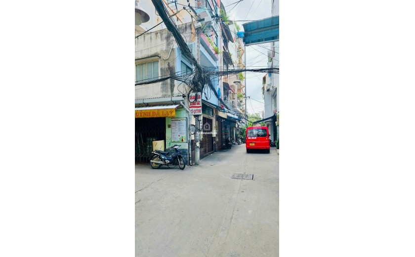 Hẻm Xe Tải 8m _Lô Góc 2 Mặt Tiền 3 Tầng 58m ngang lớn 6m Đường Đồng Nai Quận10_12.8Tỷ