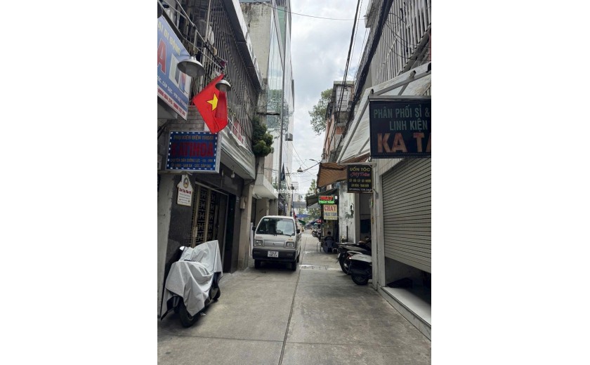 Quận 10-Mặt tiền 4 tầng,Hẻm Ôtô Ngay nhà Nguyễn Tri Phương Thông Ra 3Tháng2_12.5Tỷ TL