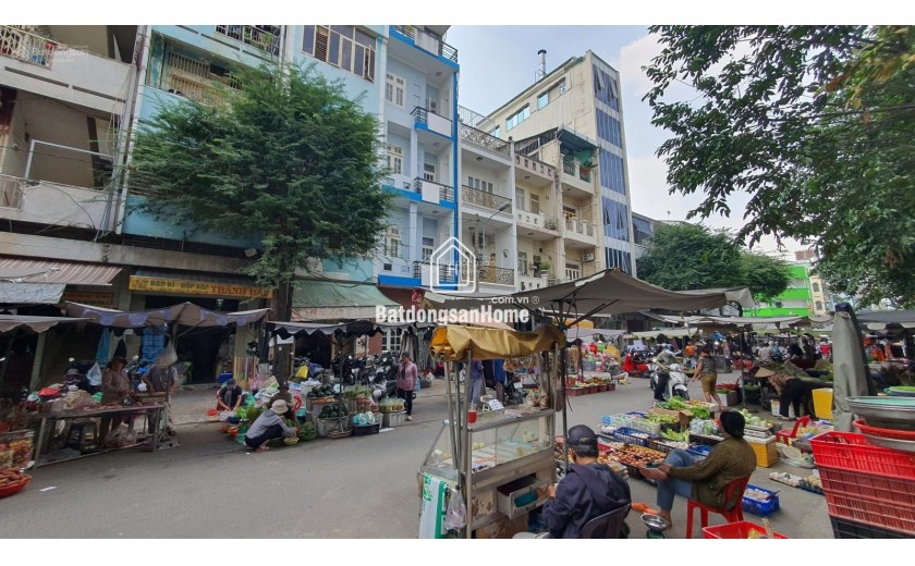 Mặt Tiền Ngay Chợ HÒA Bình Quận 5- 83m Vuông Vức 3 Tầng 4 Pn Chỉ 28 Tỷ TL