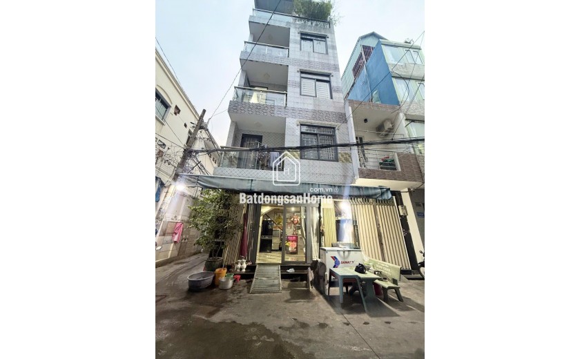 QUẬN 10_LÝ THƯỜNG KIỆT-SVĐ Phú Thọ-HXH 7M-Ngang 5M,Căn Góc 2 Mặt Tiền Hẻm-5Tầng,6Tỷ85 TL