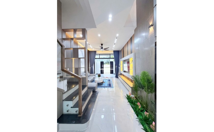 Bán nhà 3 tầng mới xây Nguyễn Phước Nguyên An Khê 78m2 ô tô đỗ cửa giá 5.95 tỷ