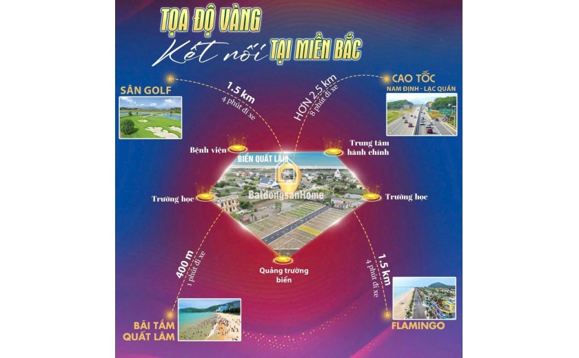 1,3 TỶ SỞ HỮU NGAY LÔ ĐẤT ĐẸP GẦN BÃI TẮM, QUẢNG TRƯỜNG BIỂN, FLAMINGO, KCN VSIP LỚN NHẤT MIỀN BẮC