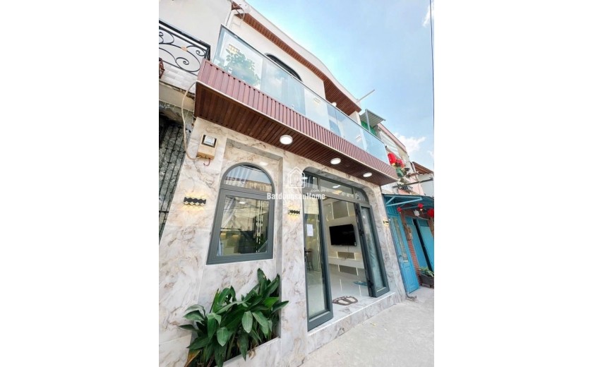 Giá 4ty290 - Nhá 2 tầng ngang 5m -  full nội thất - hẻm 3m - Huỳnh Tấn Phát -  Q7