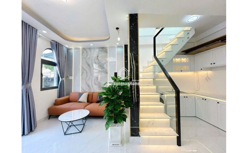 Giá 4ty290 - Nhá 2 tầng ngang 5m -  full nội thất - hẻm 3m - Huỳnh Tấn Phát -  Q7