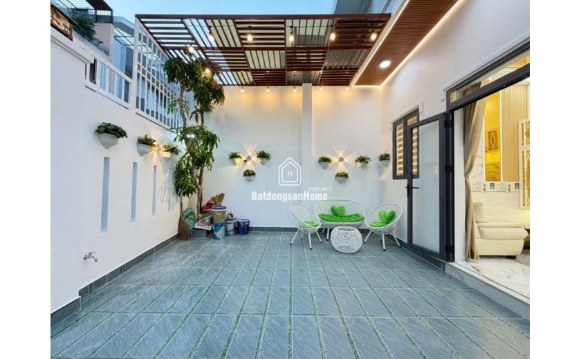 Nhỉnh 5ty - Nhà ngang 6 x 19m - đường nhựa 8m - Huỳnh Tấn Phát - Nhà Bè . full nội thất