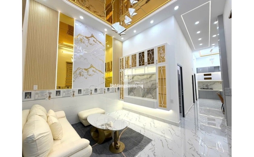 Nhỉnh 5ty - Nhà ngang 6 x 19m - đường nhựa 8m - Huỳnh Tấn Phát - Nhà Bè . full nội thất