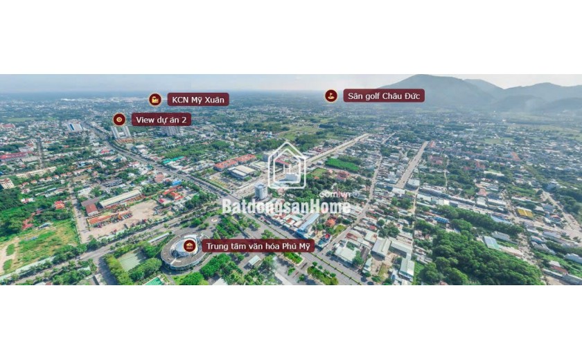 Bán căn hộ Maison Grand Phú Mỹ mặt tiền QL51, gần cảng Cái Mép