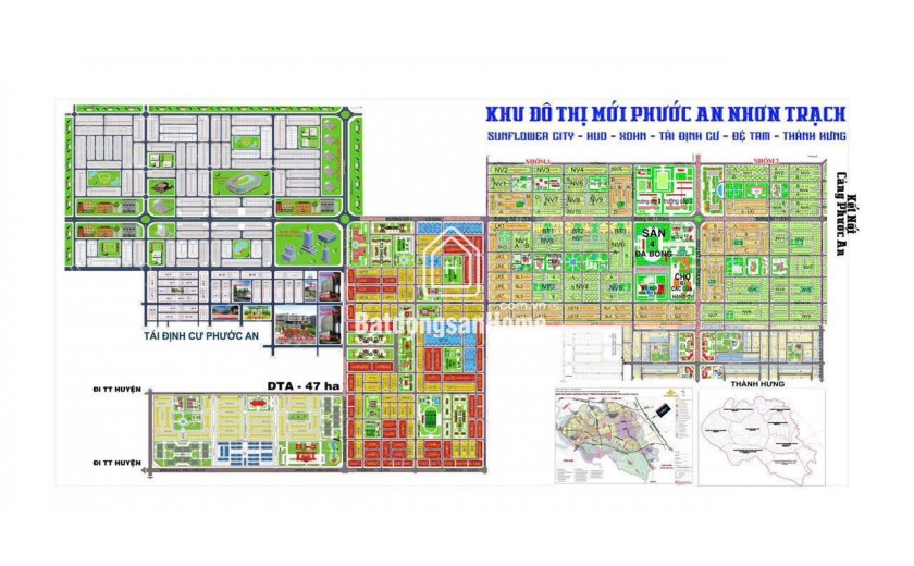 Đất nền Sunflower Nhơn Trạch - Bán nhanh cặp nền Liên Kế mặt sau đường Lê Hồng Phong