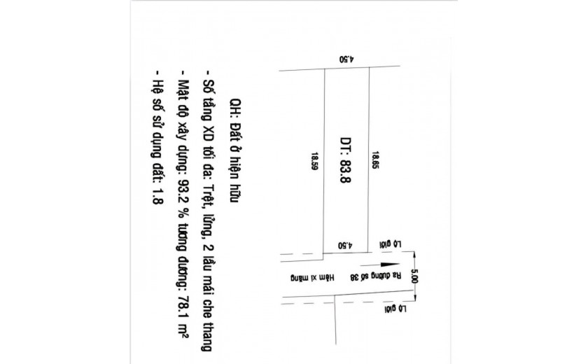 BÁN ĐẤT HẺM XE HƠI NGAY CHỢ HIỆP BÌNH- HIỆP BINH CHÁNH -  84M CHỈ 5.2 TỶ