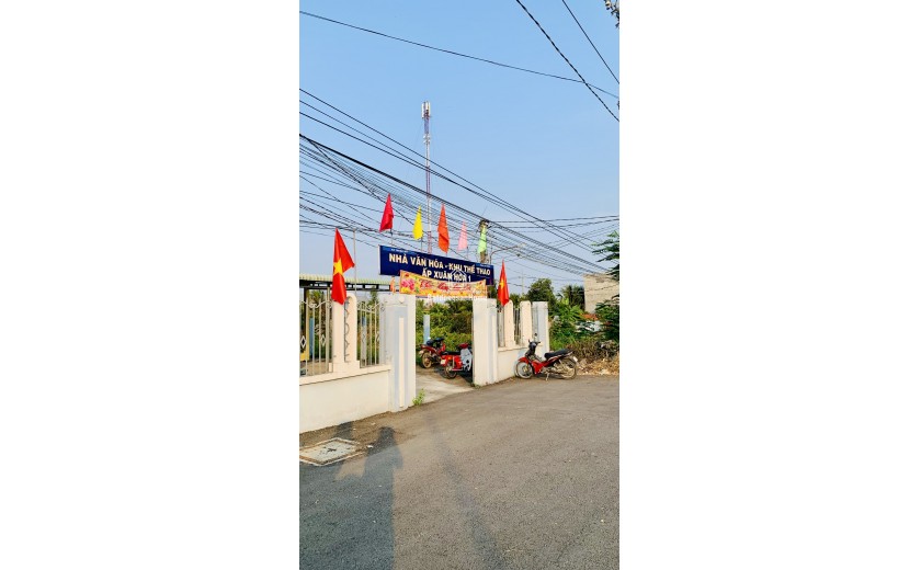 Bán đất thổ cư 124,4m² xã Thanh Vĩnh Đông, Châu Thành, Long An sổ hồng riêng