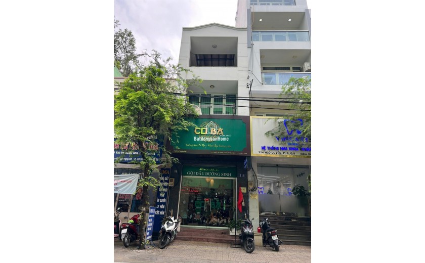VIP QUẬN 5- 2Mặt Tiền Ngô Quyền Ngay BV ĐHYD(4x20)5 Tầng-TT.55Tr/T Nhỉnh 32Tỷ