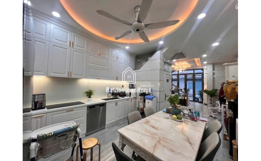 SHOCK GIẢM VỀ 9.5 TỶ -Hẻm ÔTô 8M_5 tầng+ST-4PN Ngang Hiếm 5.5m_Nhà Cực Đẹp Giáp Q10