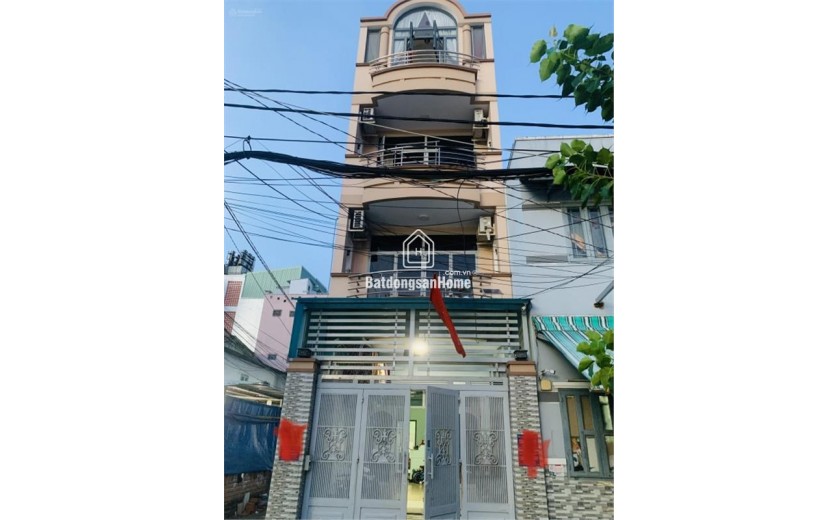 Bán Nhà Dương Quảng Hàm, P.5, GV - Phía sau Vincom Phan Văn Trị. DT: 4m x 20m trệt 3 lầu, giá 9,8 tỷ TL