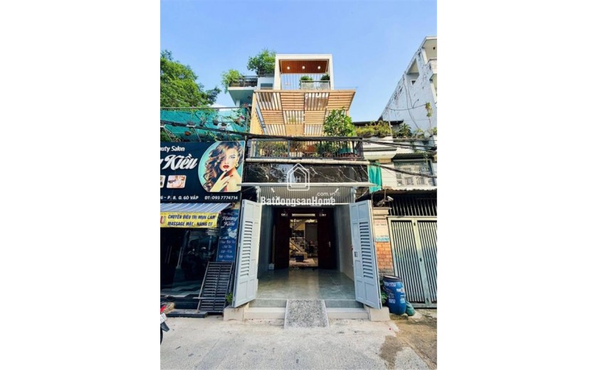 Bán nhà mặt tiền hẻm 872/ Quang Trung (4x18m) trệt 3 lầu 4pn giá 10,7 tỷ thương lượng