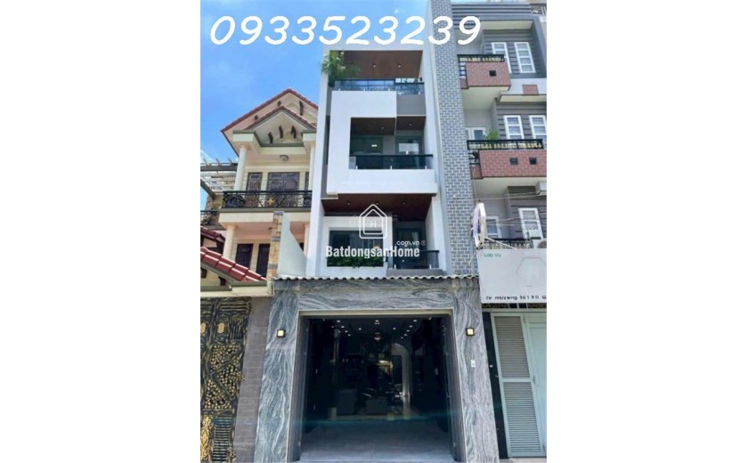 Bán nhà mới mặt tiền đường số 1 phường 11 Gò Vấp, DT 4m x 21,5m (86m2), 4 tầng, thang máy