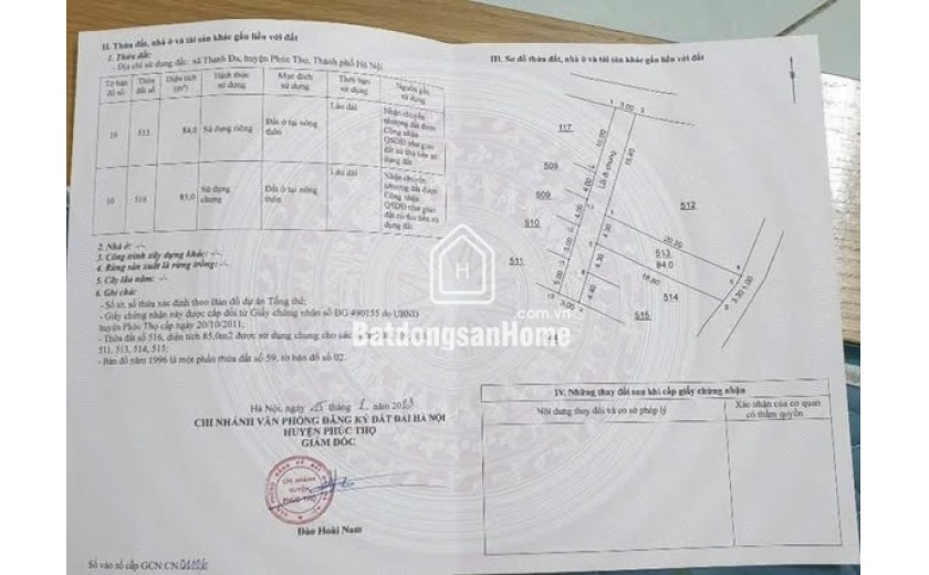 84M ĐẤT 2 MẶT TIỀN – LÀNG NGHỀ NỘI THẤT THANH ĐA _ HÁT MÔN _ HÀ NỘI