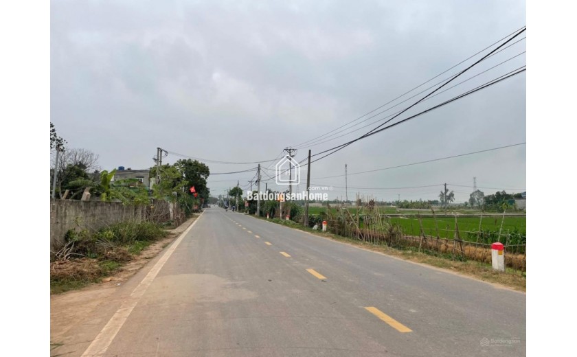 BÁN ĐẤT MẶT ĐƯỜNG TRỤC XÃ QUỲNH MỸ (NAY THUỘC QUỲNH PHỤ) VỊ TRÍ KINH DOANH TỐT