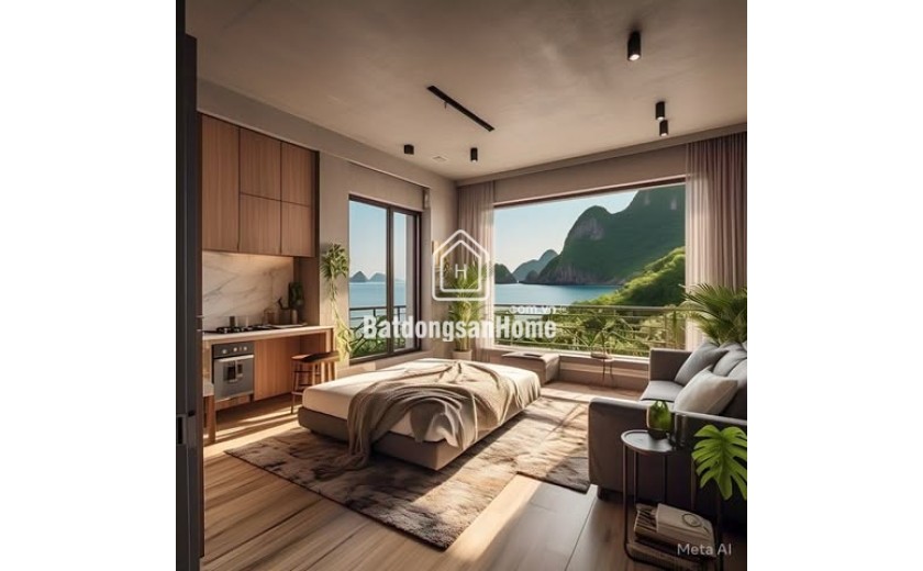 Độc quyền căn studio ngay vịnh biển dự án Sun Island Cát Bà 1.88 tỷ, full đồ nội thất