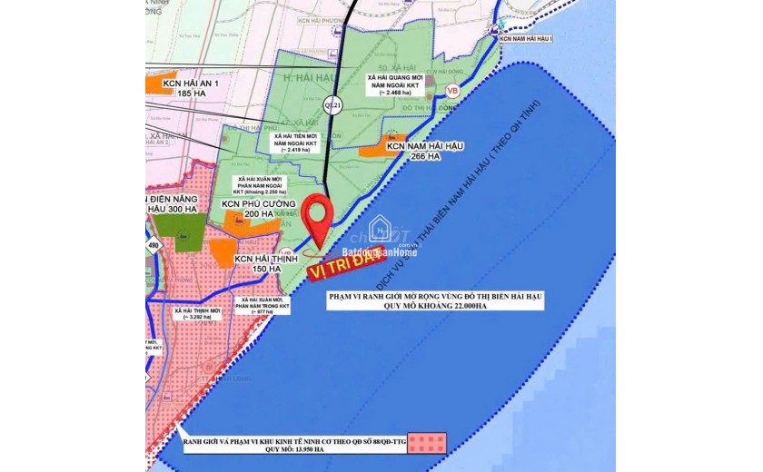 Cơ hội đầu tư đón sóng siêu dự án nghỉ dưỡng Xuân Thiện, sát bãi tắm, khu KT Ninh Cơ chỉ với 1,5 tỷ