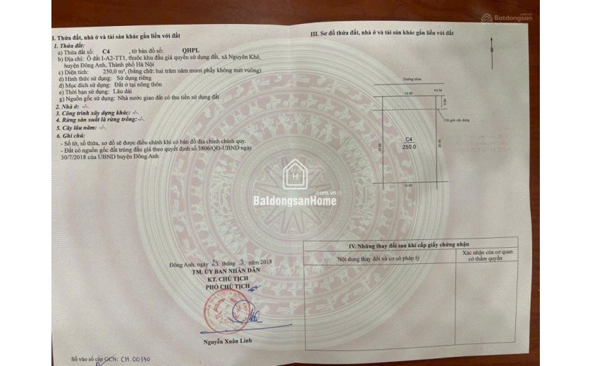 Bán đất khu đô thị Nguyên Khê - kinh doanh đỉnh - giá rẻ nhất khu