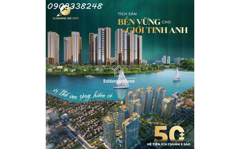 Sunshine Sky City tòa V8, V9 nhận giữ chỗ sớm chiết khấu 1% giá từ 98 triệu/m2