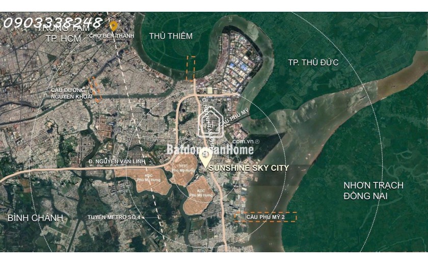 Booking giữ chỗ sớm V8, V9, hưởng 1% chiết khấu tại Sunshine Sky City để đón đầu hạ tầng phát triển