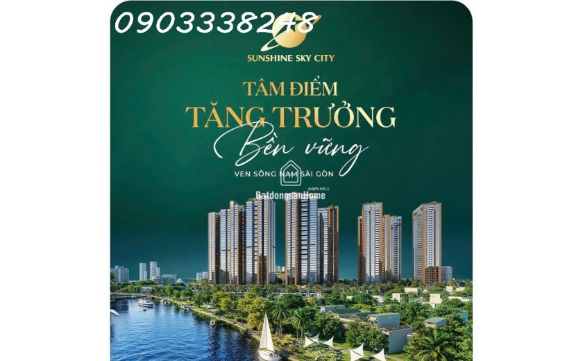 Tòa V8, V9 chính thức nhận giữ chỗ với mức giá từ 98 triệu/m2, 1% early bird tại Sunshine Sky City